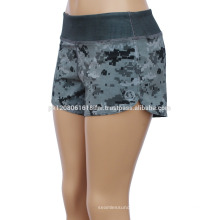 Camo womens gym shorts in fashion crossfit shorts custom logo cargo shorts